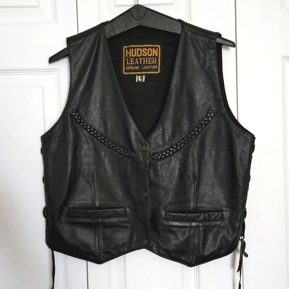 Hudson Leather Vest - Picture 2 of 10